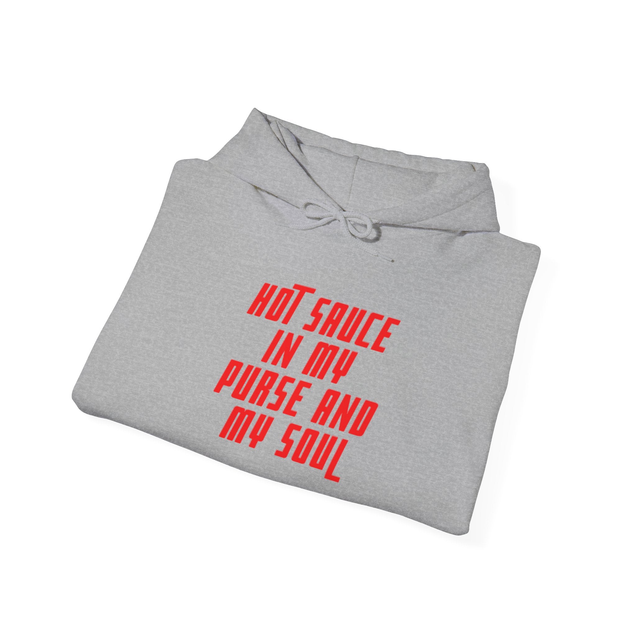 Hot Sauce In My Purse And My Soul Hoodie — Funny Spice Lover Pullover